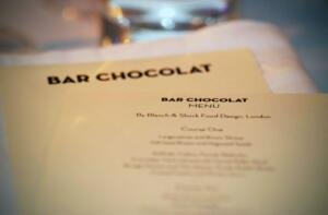 Bar Cholocat Baileys Pop Up Menu